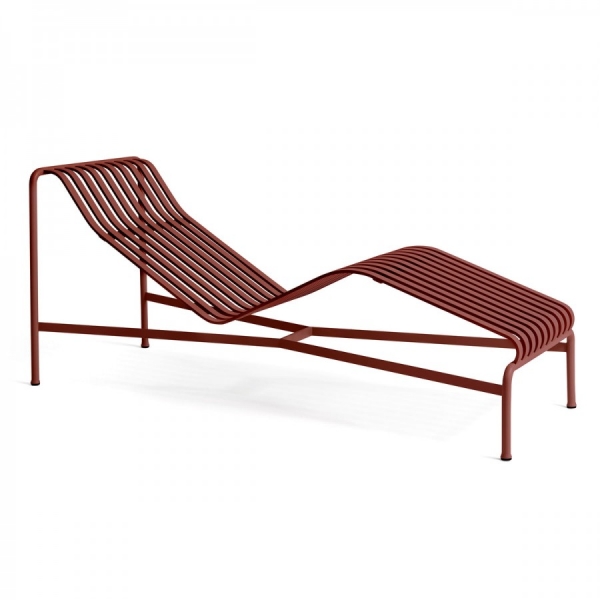 chaise lounge red